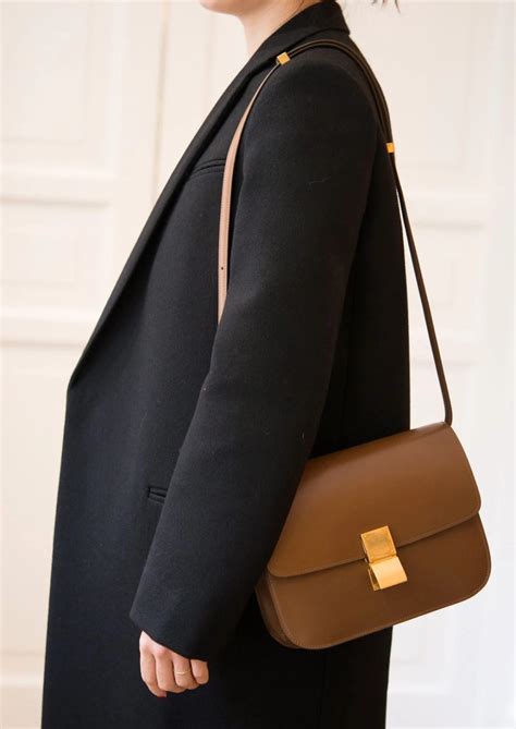 celine bas|Celine box bag.